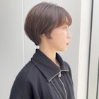 【CAF 照下 丸みマッシュショート】