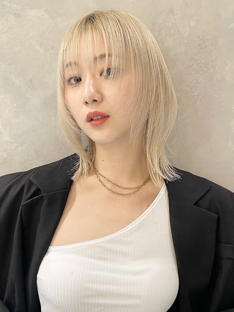 ホワイトカラー トリプルカラー ブロンドカラー ハイトーンM0514