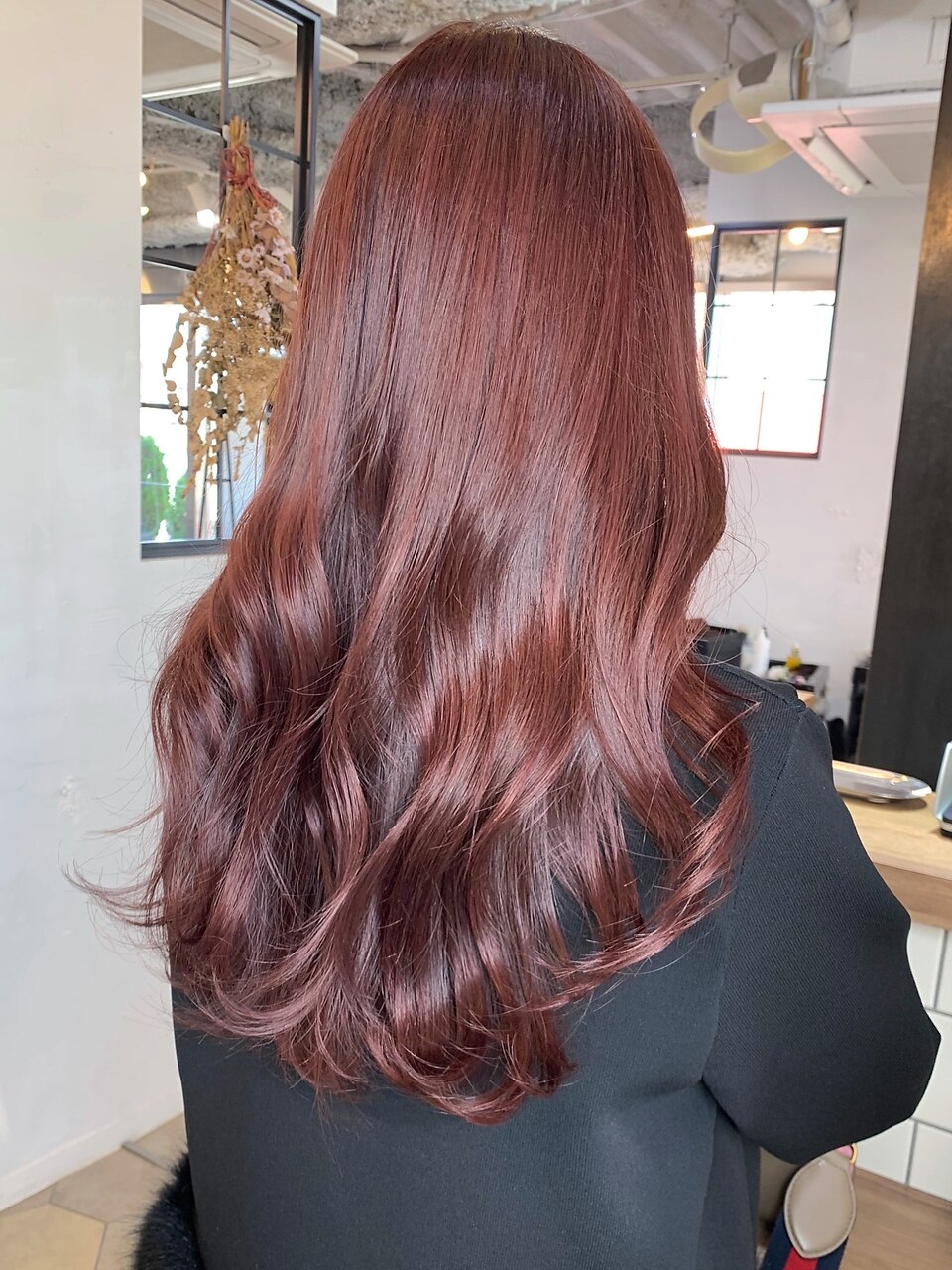 〇レッドブラウン ブリーチなし チェリーレッド