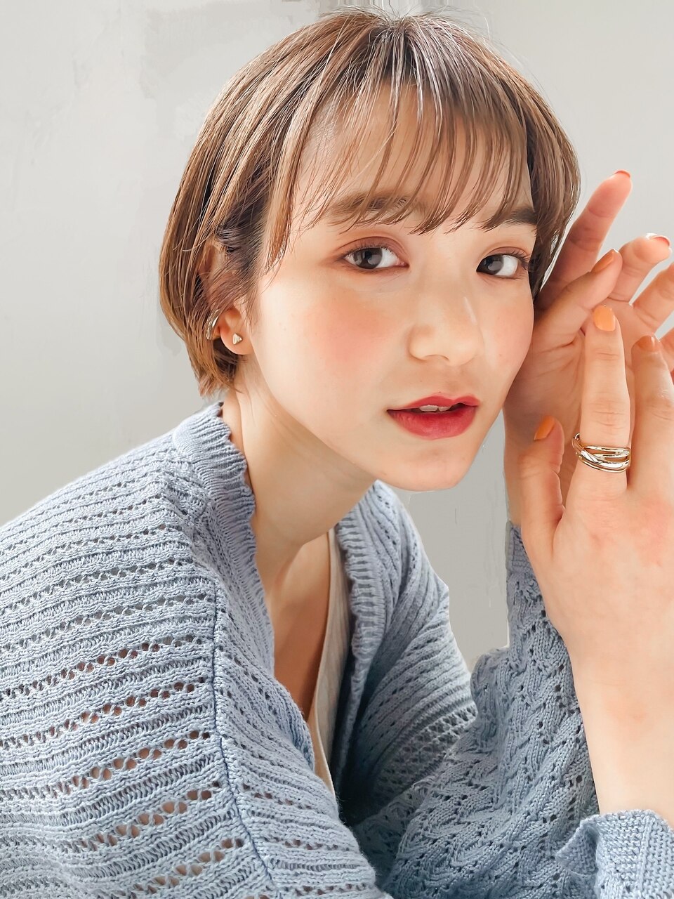 【joemi】大人ガーリーチョコレートナチュラルショート(小倉太郎