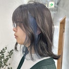 大人ガーリーチョコレートモードプリカールインナーカラー原宿