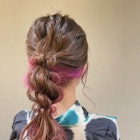 浴衣 ヘアアレンジ ポニーテールアレンジ