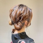 浴衣 ヘアアレンジ ツインお団子アレンジ