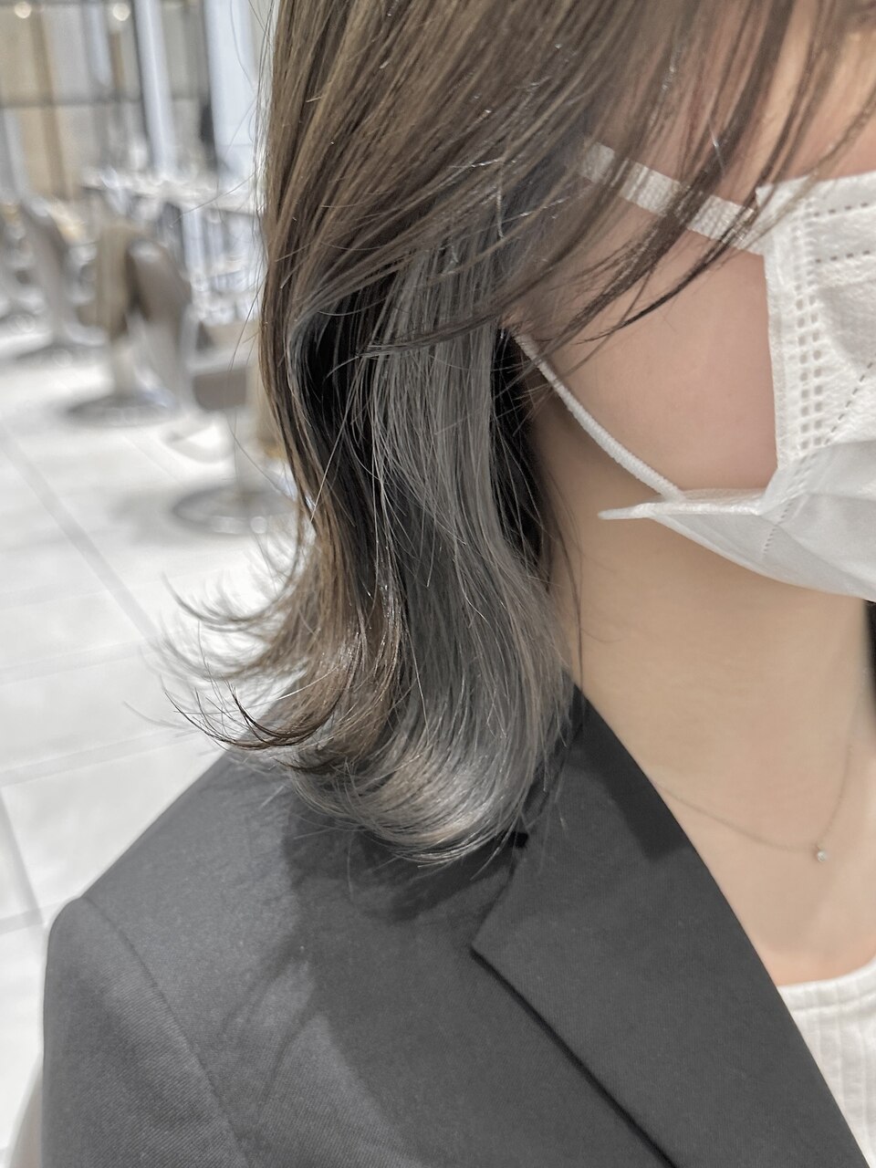 インナーカラー、イヤリングカラー【銀座】