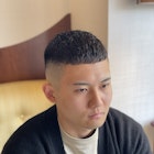 クロップ【刈り上げ】【フェード】【短髪】