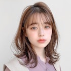 こなれヘア美髪前髪外ハネボブモテ髪こなれミディ#355d0608