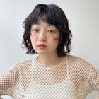 【un ami】オシャレパーマ×ウルフボブ