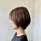 20代30代40代大人ガーリーチョコレートハイライトショートヘア