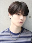 ナチュラルマッシュ　シースルーバング　韓国ヘア