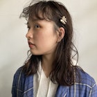 ヘアクリップアレンジ