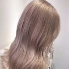 3974ミルクティーアッシュ艶髪シルキーベージュハイトーンカラー