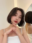 韓国bob_くびれヘアアプリコットオレンジ