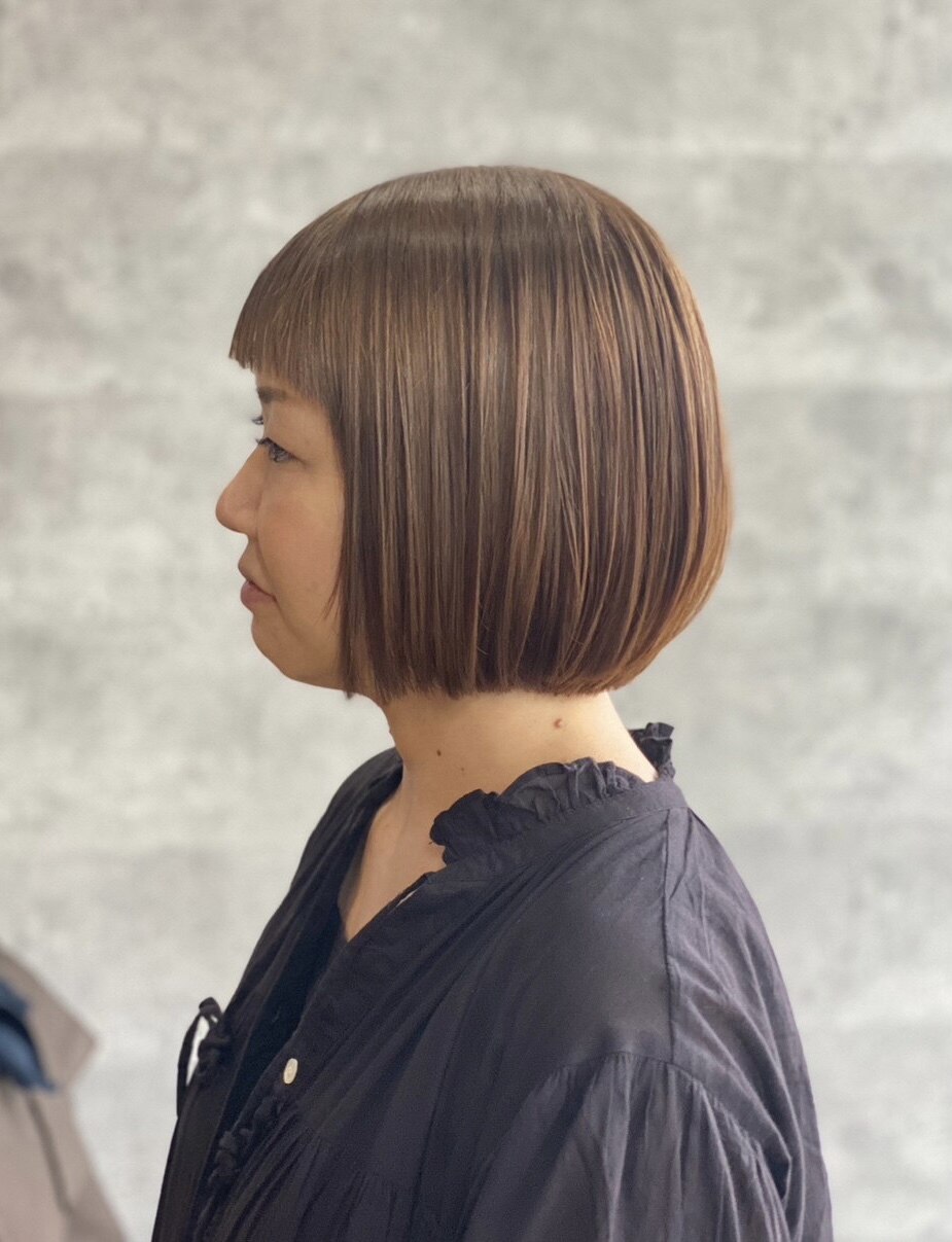 大人可愛い20代30代40代ショートヘア大人ガーリーチョコレート