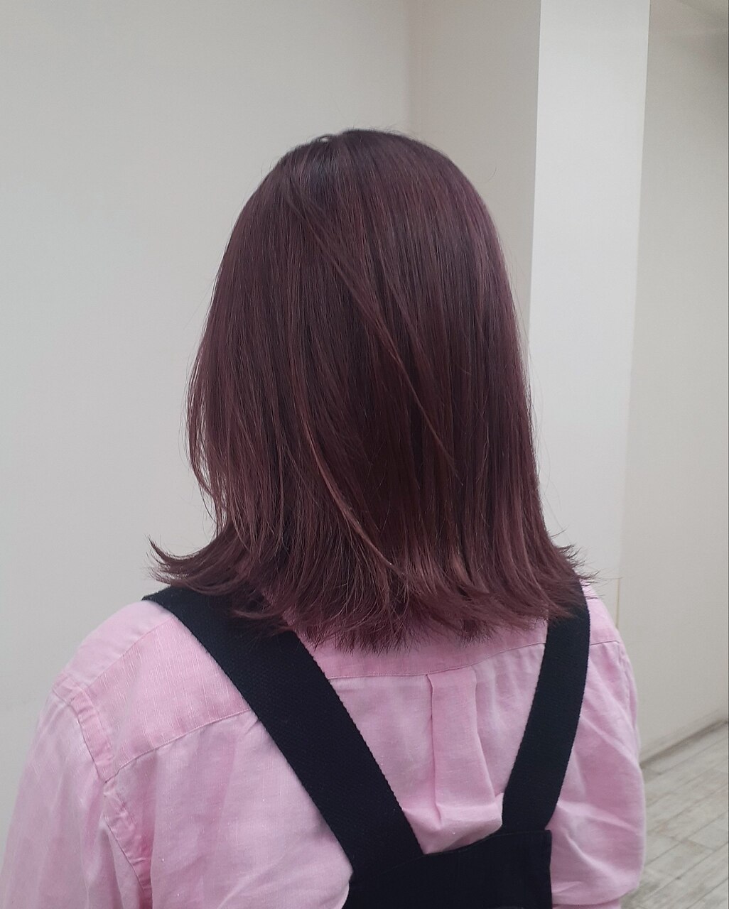 松山市/20代/30代/40代/　イルミナカラーで作るモーヴピンク○