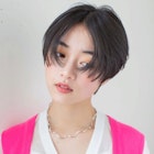 丸顔さんに似合う 20代30代40代 小顔 マッシュショート