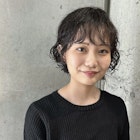 パーマショートボブスタイル