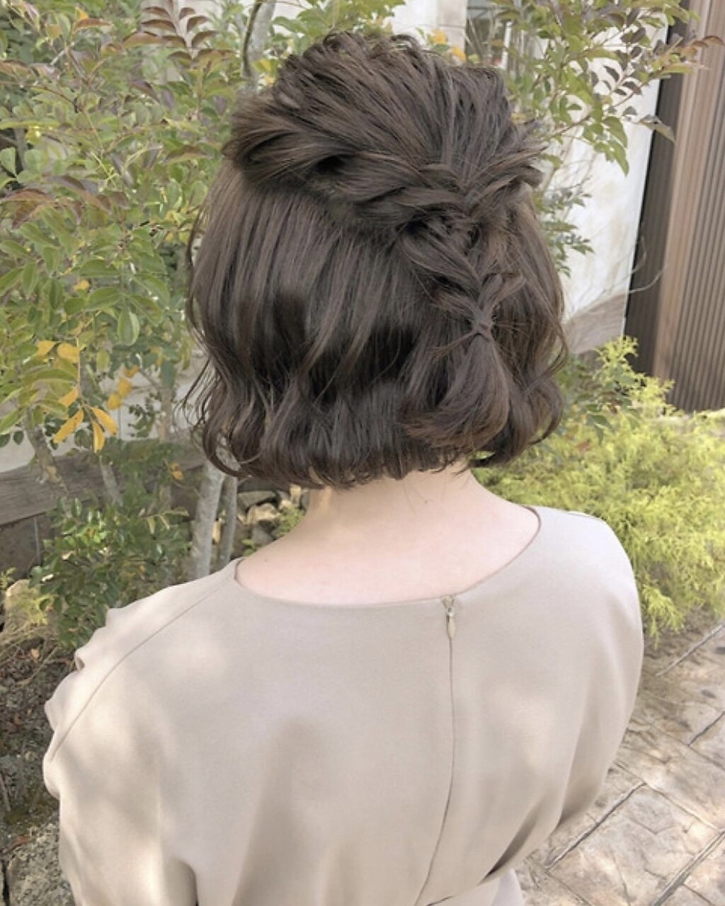 顎ラインボブのヘアアレンジ☆各務原