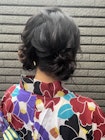 ツイン お団子 浴衣 デート ゆるふわ