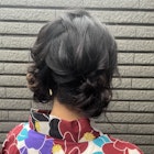 ツイン お団子 浴衣 デート ゆるふわ