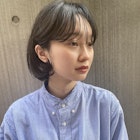 韓国風なワンカールのデジタルパーマ!グレージュカラー!