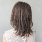 シースルーバング大人可愛いグレージュカラー美髪#292d0719