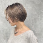 イメチェン/フルバング/似合わせカット/レッドブラウン/ハッシュ