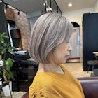 白髪が気にならないグレージュヘア【脱白髪染め白髪ぼかし】
