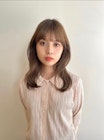 ブリーチなしベージュカラー_大人ガーリーチョコレートモード