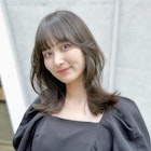 ブリーチなしダブルカラーオリーブグレージュ×くびれヘア