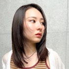 ミディアムレイヤー/20代30代40代/ストレート