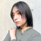 小顔レイヤーボブ/20代30代40代/グレージュ