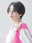 丸顔さんに似合う　20代30代40代　小顔　マッシュショート