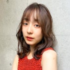 ヌーディーブラウンミディ/20代30代40代/小顔/似合わせ