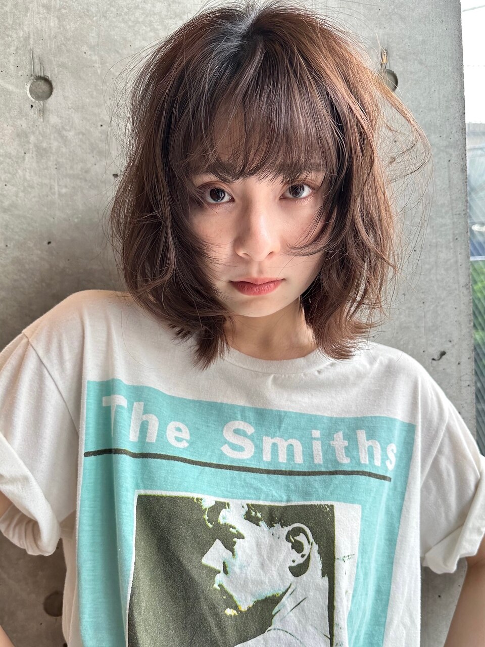 【ANDREY 宮村】ミディアムベージュパーマ