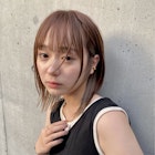 ◇ミディアムレイヤー 切りっぱなし ダークアッシュ【Riku】