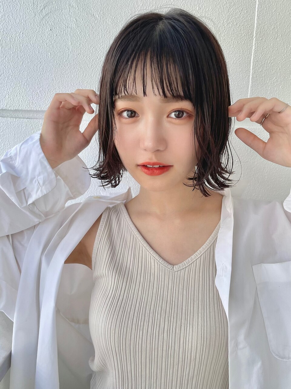 @abiru_sand/ショートボブ/くびれボブ/大人可愛い20代30代40代