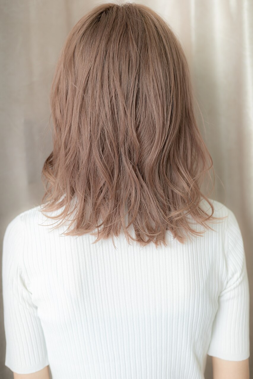 フレンチカジュアルシルキーベージュゆるふわボブパーマY浦和!