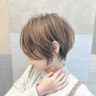 レイヤー大人ショート20代30代40代50代オリーブグレージュ