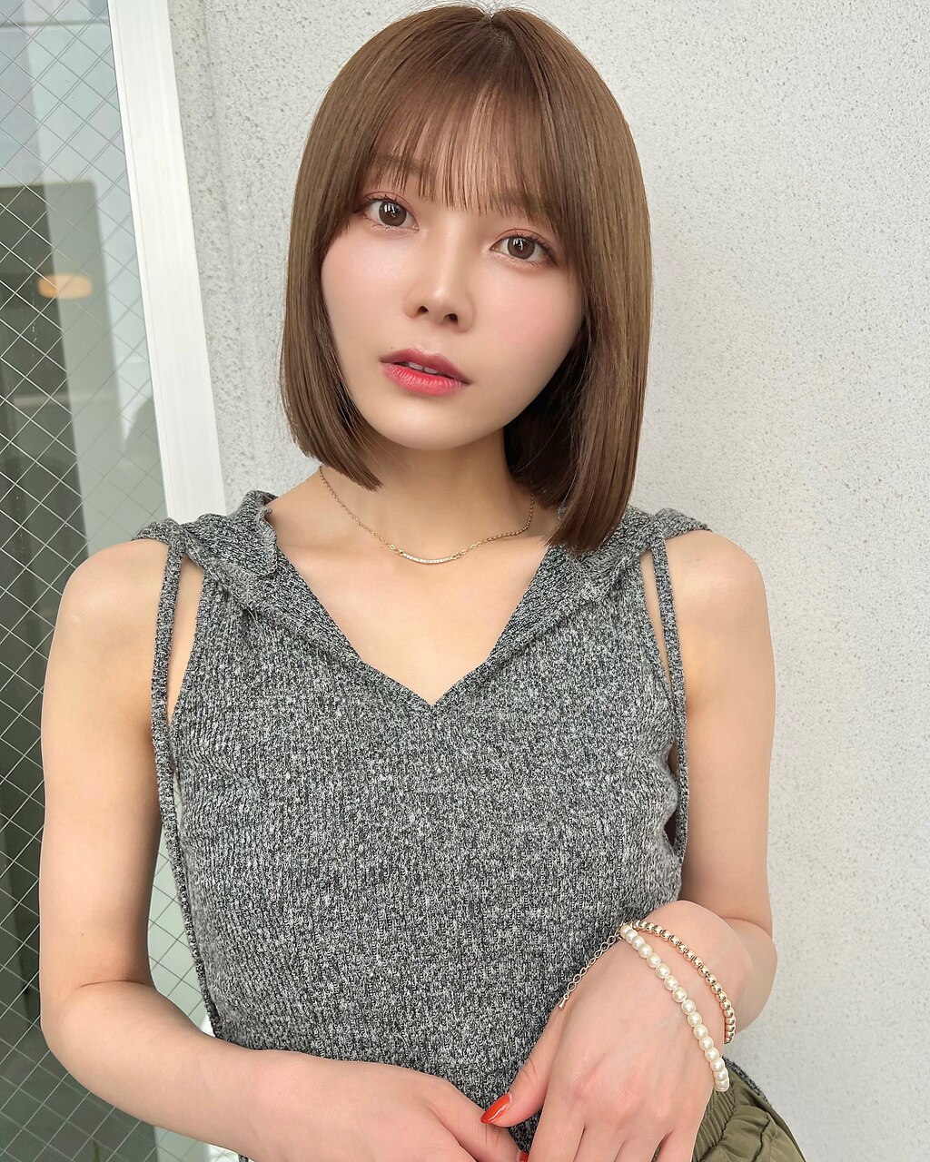 【MINX清水】切りっぱなしボブ　髪質改善