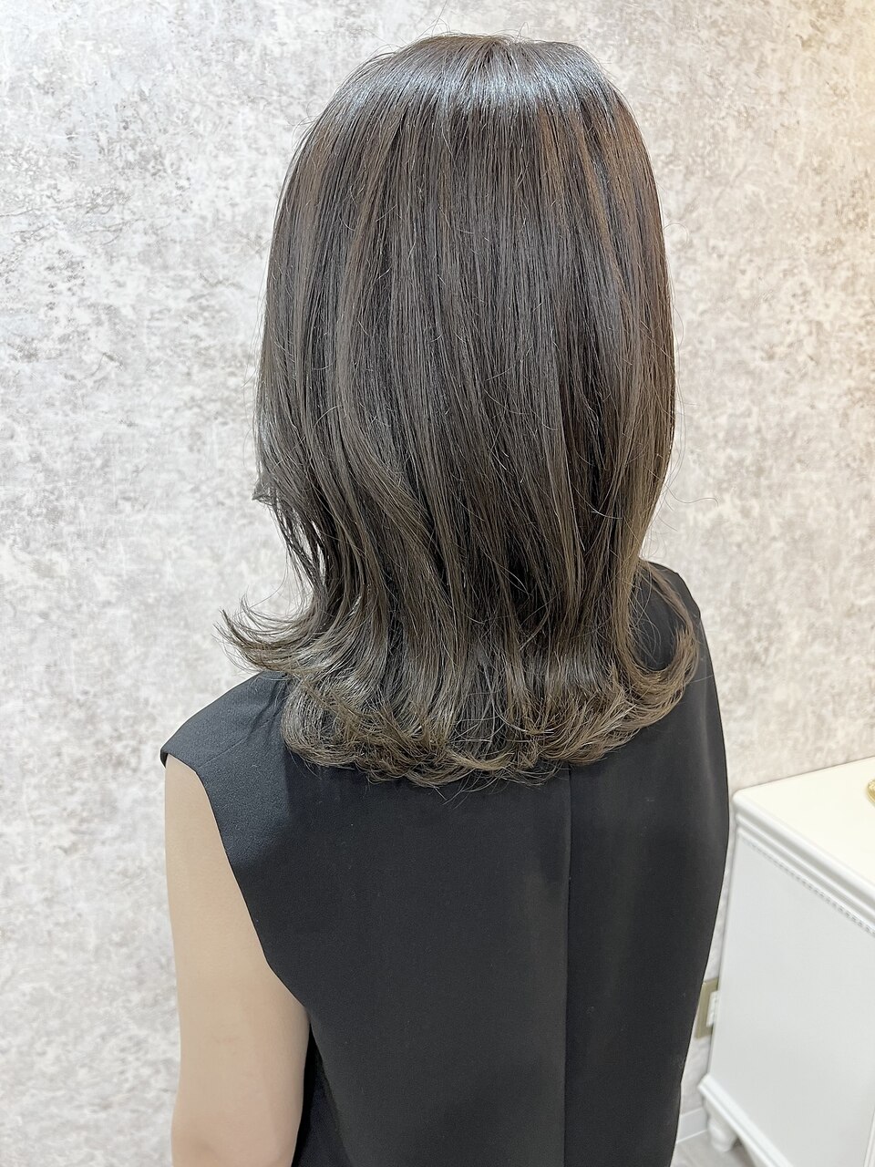 福山市美容室Caary 夏のイチオシ寒色カラー アイスグレージュ