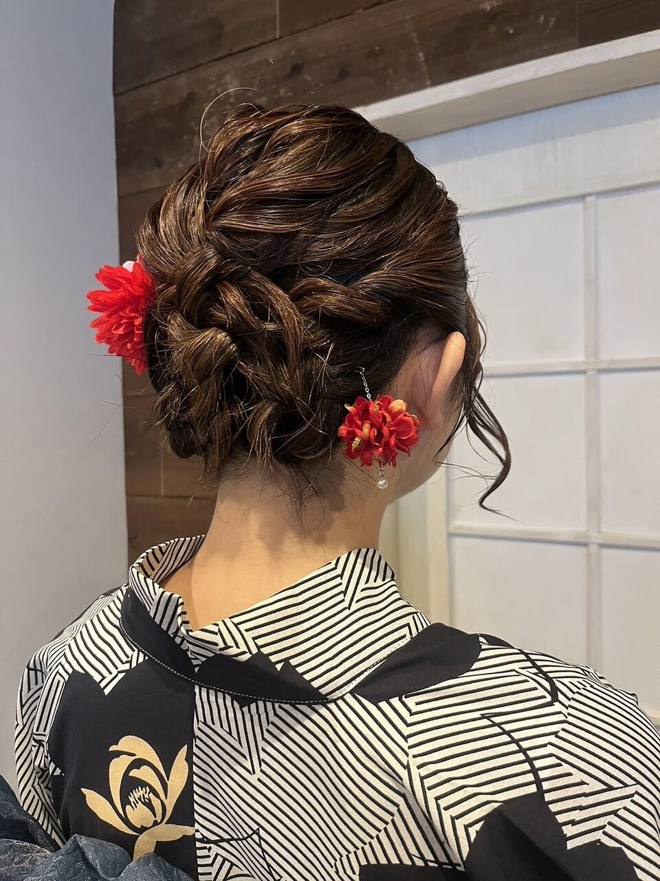 浴衣×ヘアアレンジ