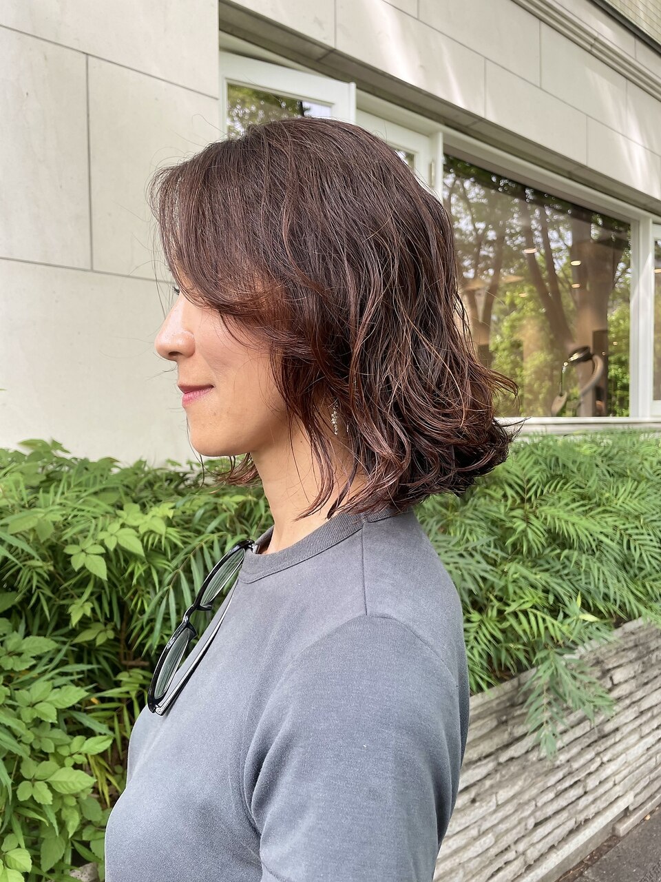 大人ボブ / くせ毛風パーマ