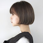 大人可愛い ボブ ミニボブ 内巻き 透け感 青山 表参道
