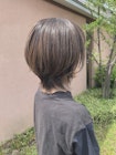 顔まわりレイヤー・ウルフカット・ショートヘア