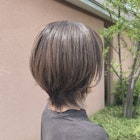 顔まわりレイヤー・ウルフカット・ショートヘア