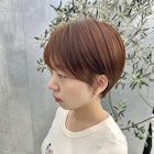【matsuzaka/池袋】20代30代40代ゆるふわショートヘアオレンジ