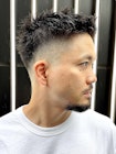 ベリーショート　メンズ　　フェード　刈り上げ　西尾卓義