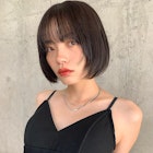 フェイスレイヤーボブ / 地毛風ディープグレー