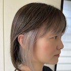 フェイスフレーミング×ホワイトシルバー