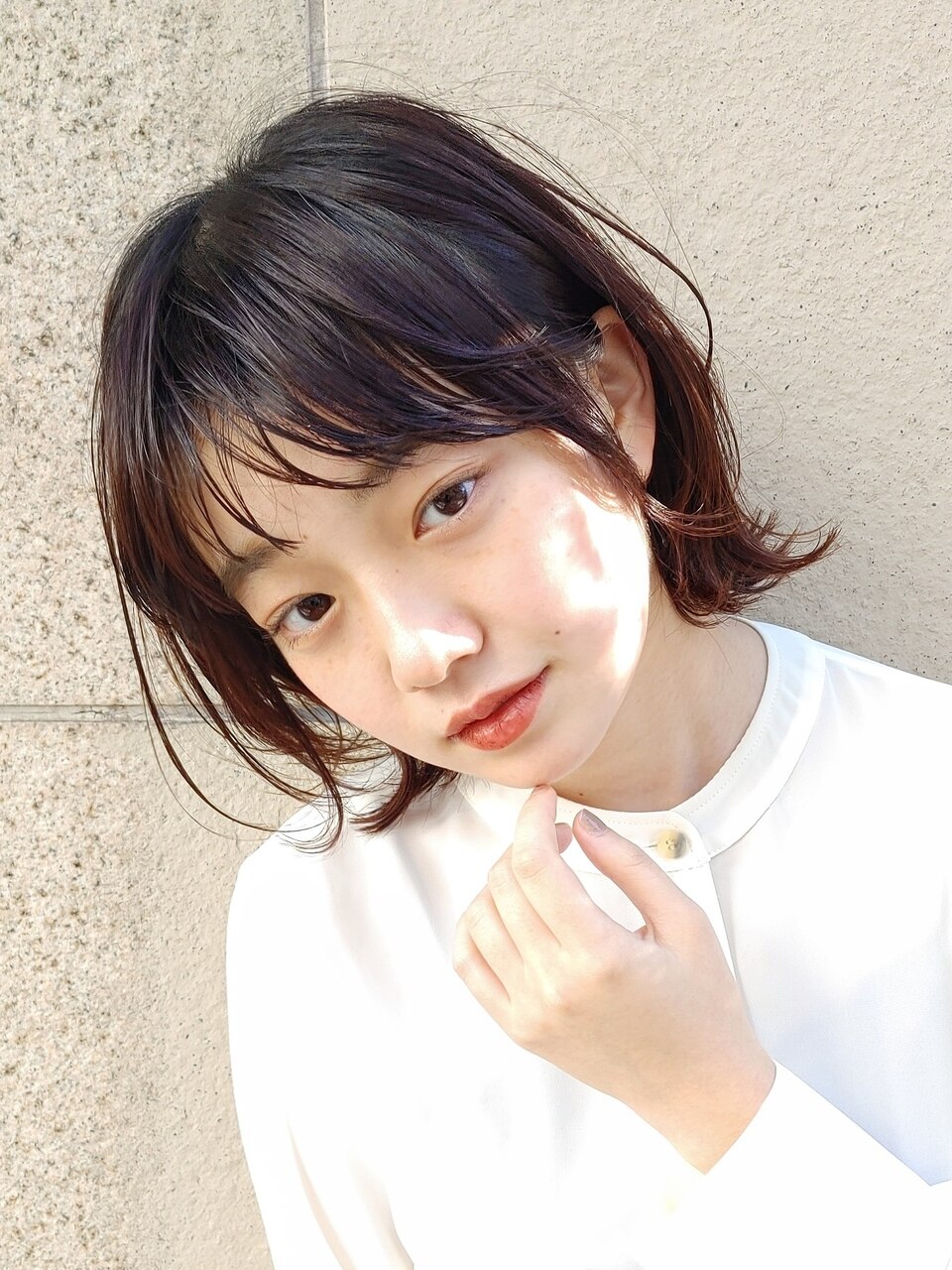 大人かわいいゆるふわくびれ外ハネレイヤー